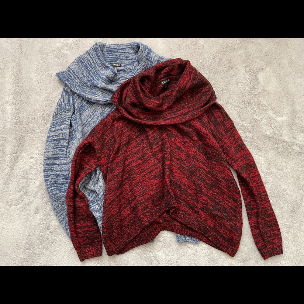 2 Express sweaters.